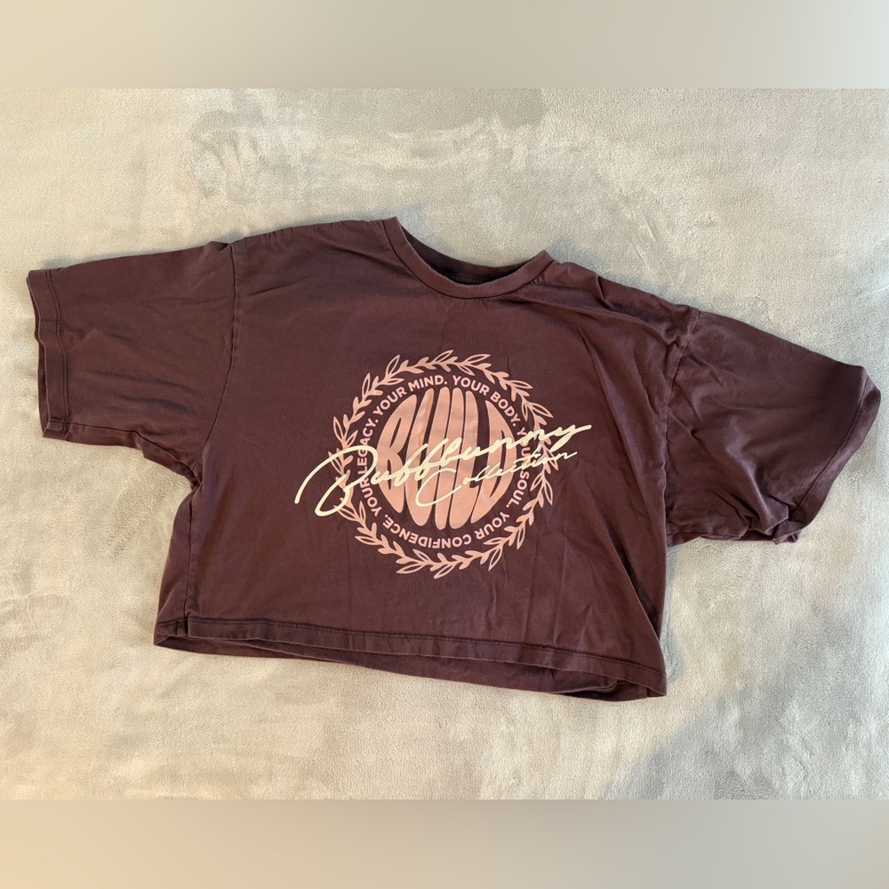 BuffBunny plum colored Graphic Tee
